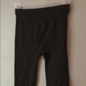 Plain black leggings